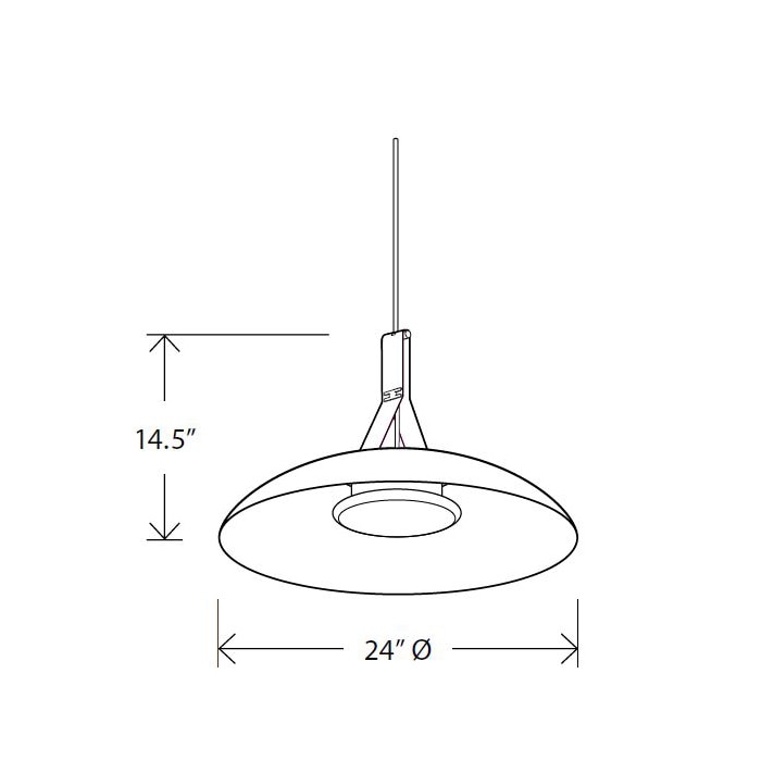 Volo Pendant Suspension Dimensions