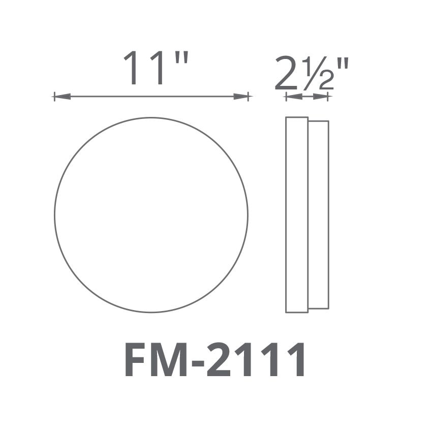 Circa Ceiling/Wall Dimensions