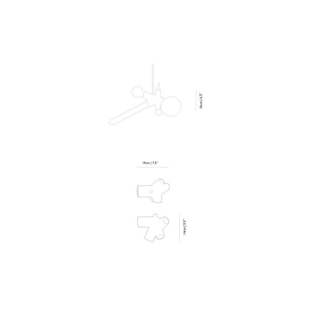 Clusterlamp Suspension Dimensions