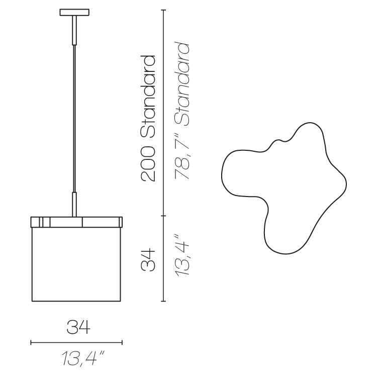 Arcipelago So Suspension Dimensions