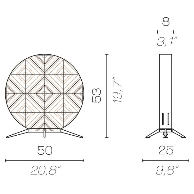 Babu Tribal Outdoor Floor Dimensions