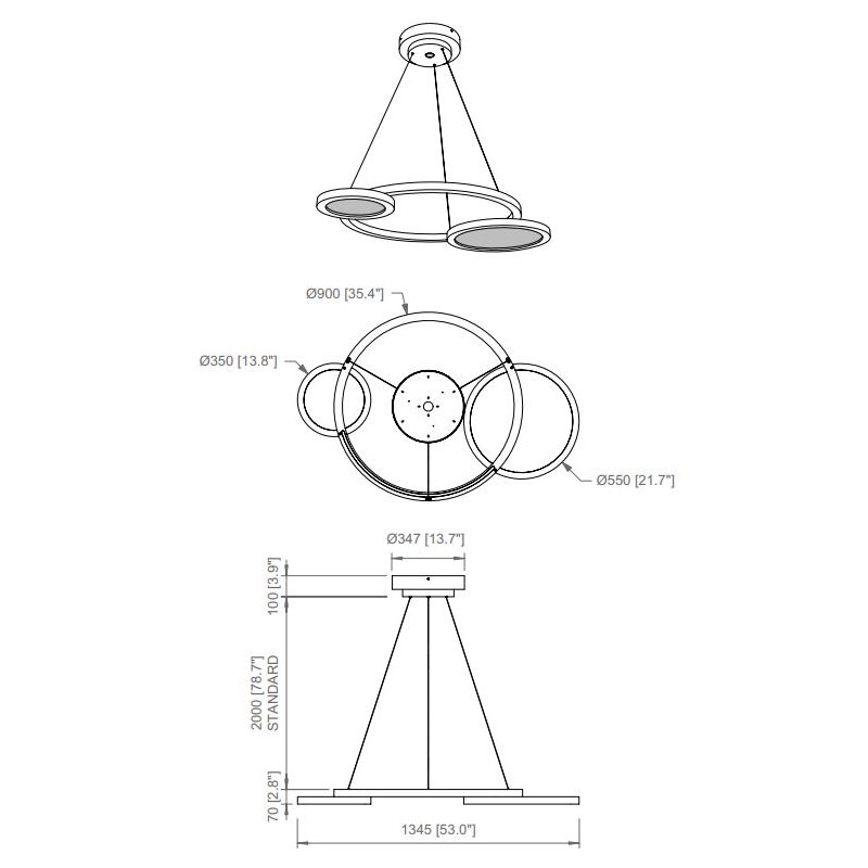 Eclisse SO Suspension Dimensions