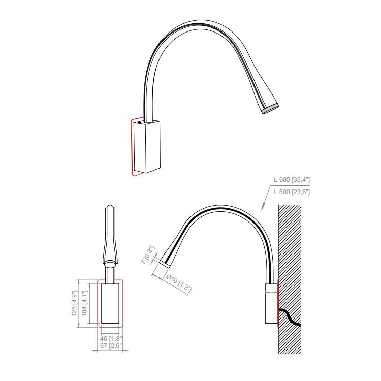 Flexiled Ap Leather Wall Dimensions