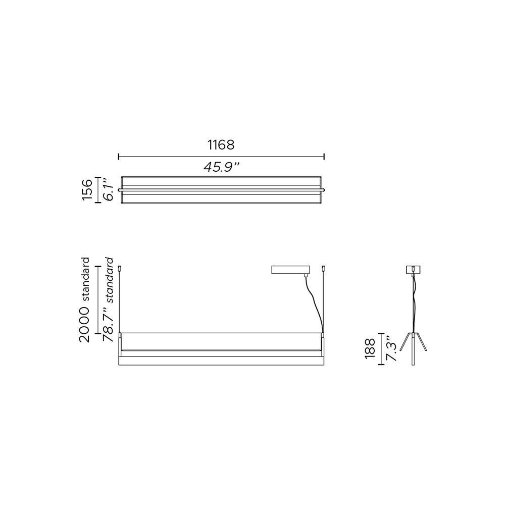 Fly Suspension Dimensions