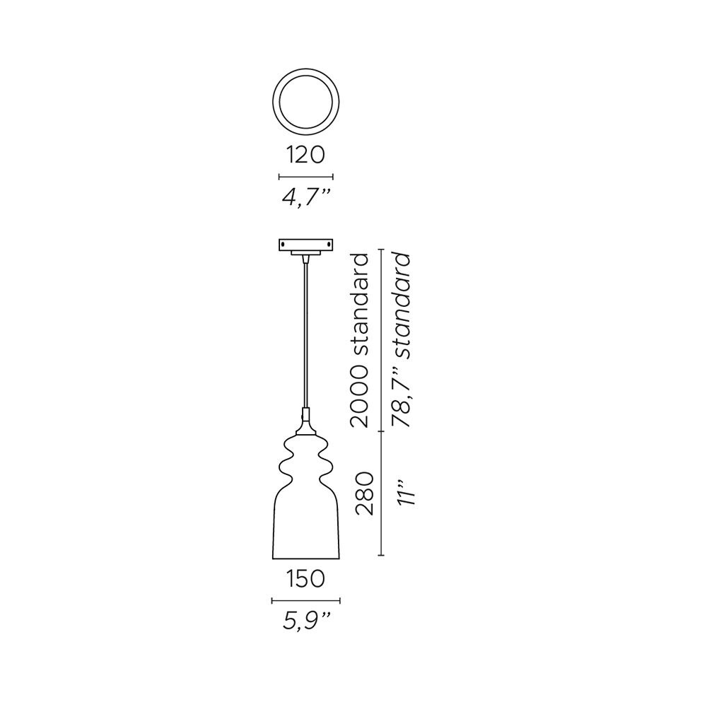 Messalina So Suspension Dimensions