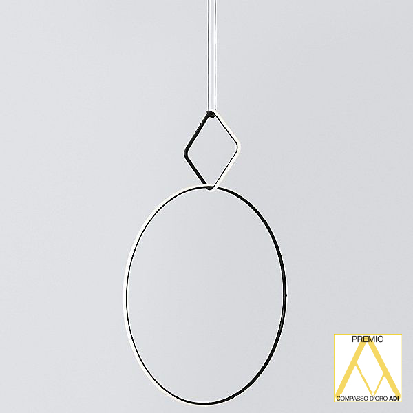 Flos Arrangements Square Small & Round Large Suspension Chandeliers