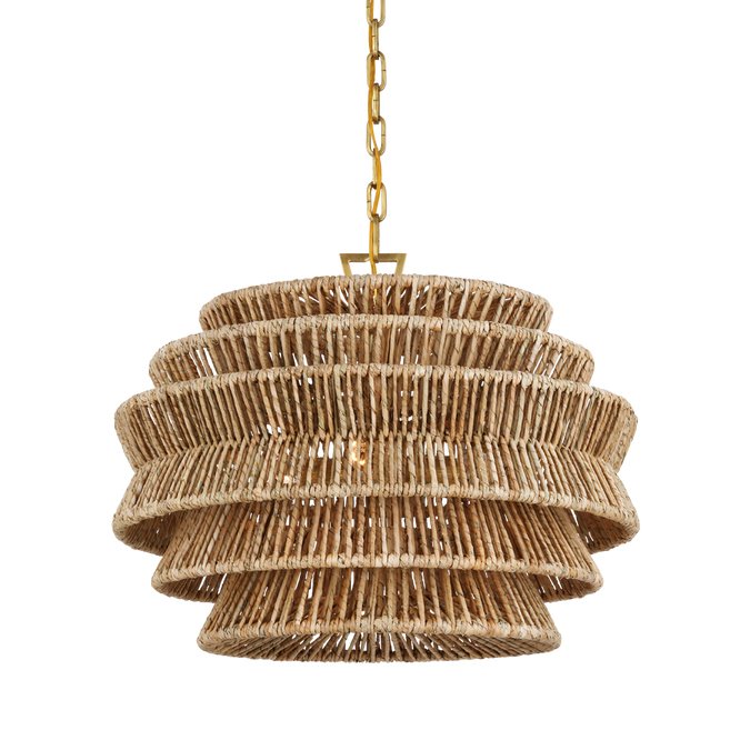 Visual Comfort Signature Collection Antigua Drum Chandelier Suspension Visual Comfort Lighting