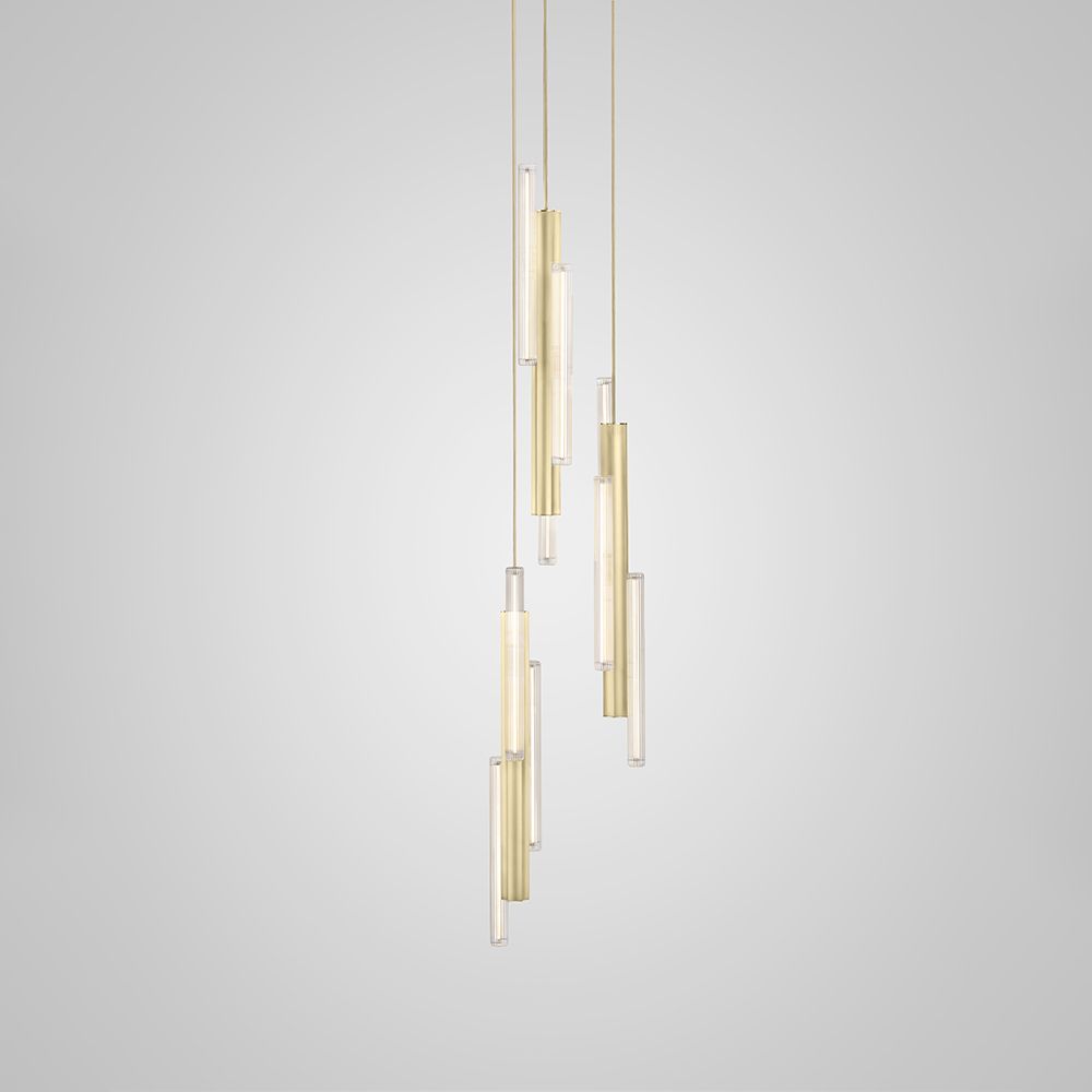 Lee Broom Hail 3-Light Short Chandelier Suspension Lee Broom Lighting