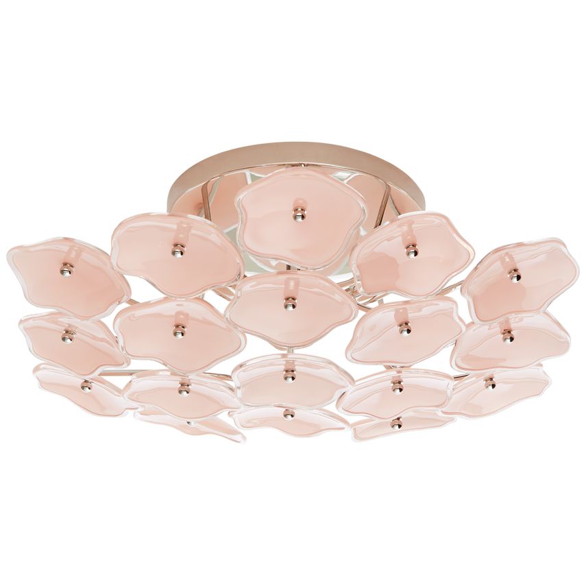 Visual Comfort Signature Collection Leighton Medium Flush Mount Ceiling Flush Mount Lights