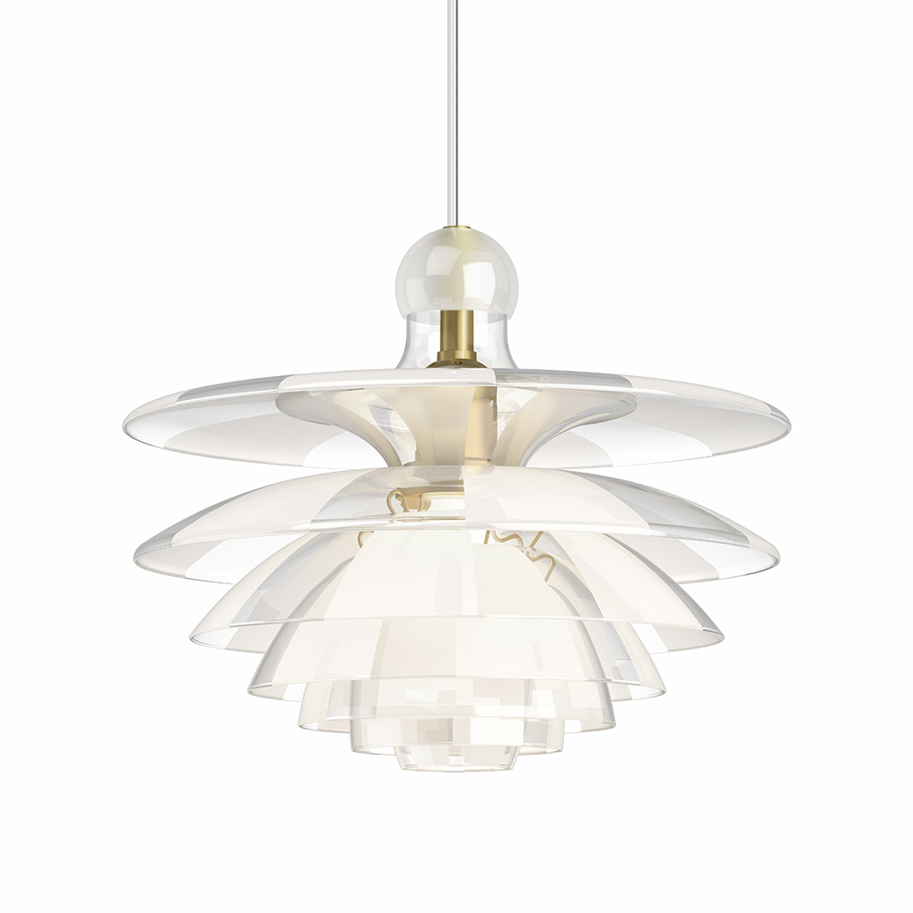 Louis Poulsen PH Septima Suspension Blown Glass Pendant Lights