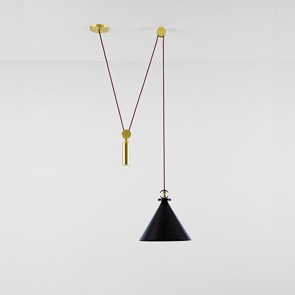 Roll & Hill Shape Up Cone Suspension Bedroom Lighting