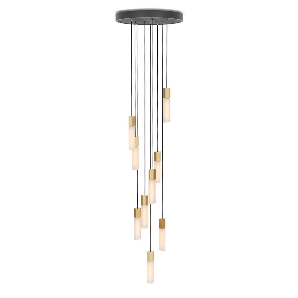 Tala Basalt Nine Pendant Suspension Tala Lighting