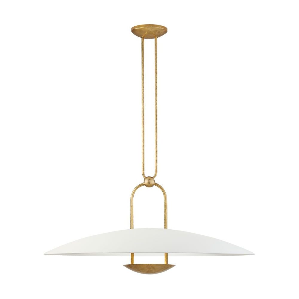 Visual Comfort Signature Collection Cara Sculpted Pendant Suspension Visual Comfort Lighting