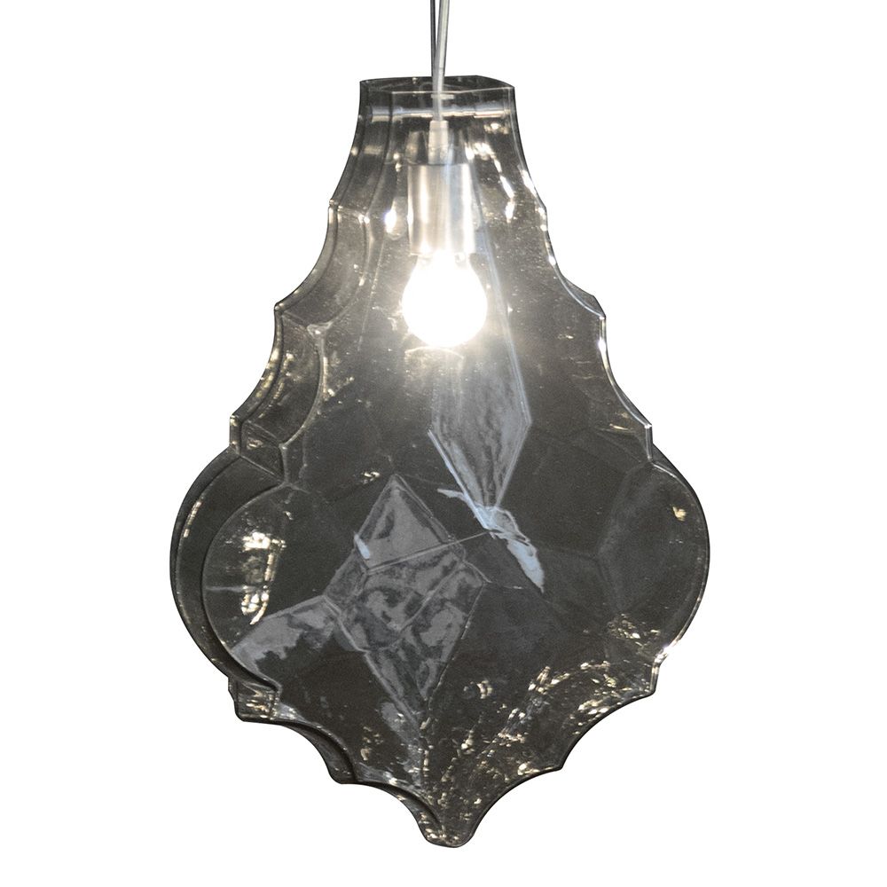 Karman 24 Karati Teardrop Suspension Blown Glass Pendant Lights