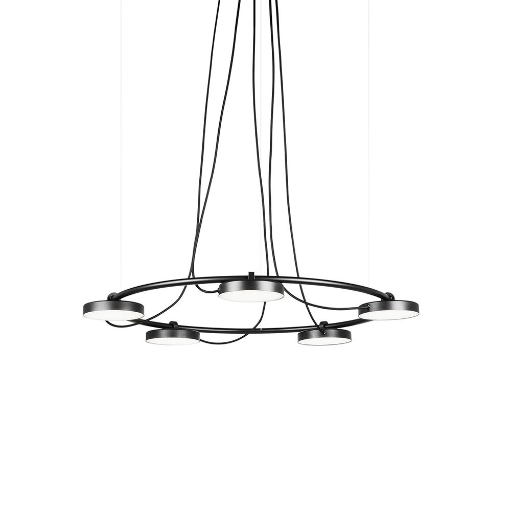 Estiluz Aro T-3542-W 5 Light Round Suspension Estiluz Lighting