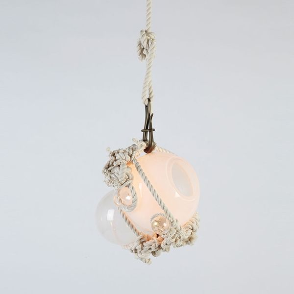 Roll & Hill Knotty Bubbles Suspension Blown Glass Pendant Lights