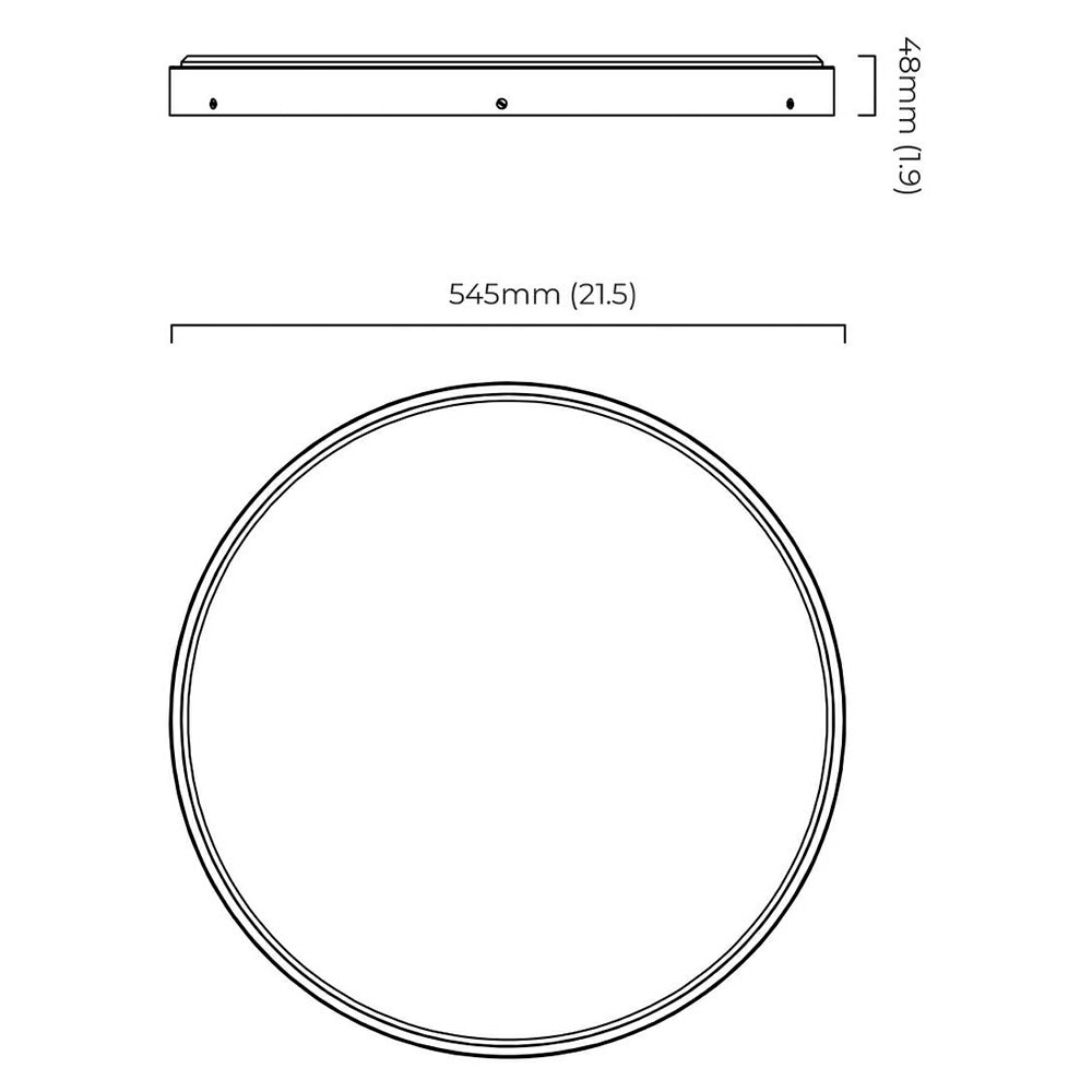 Anvers Wall/Ceiling Dimensions