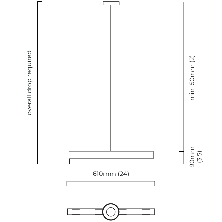 Artés Suspension Dimensions