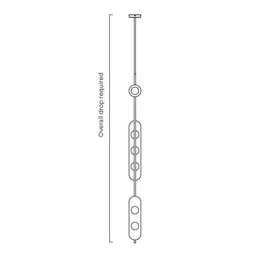 Modulo Vertical Suspension Dimensions