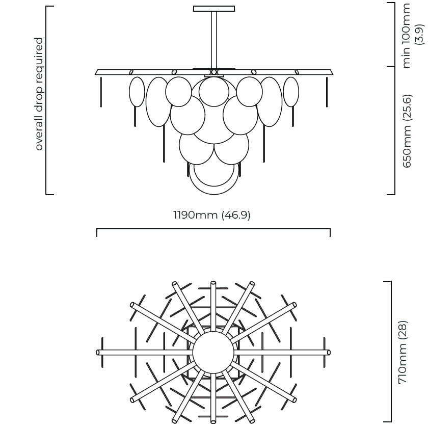 Nimbus Suspension Dimensions