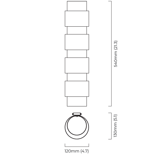 Ring Tall Wall Dimensions