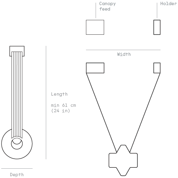 Etat-des-Lieux 1B Suspension Dimensions