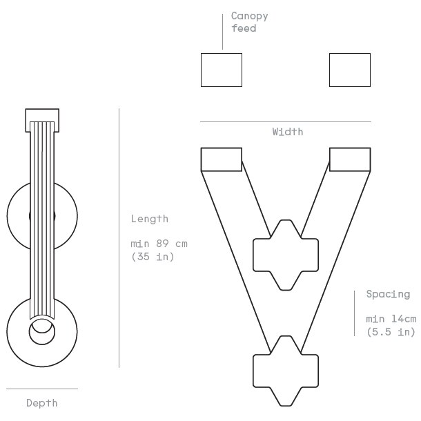 Etat-des-Lieux 2A Suspension Dimensions
