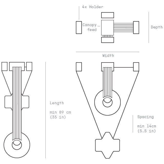 Etat-des-Lieux 2C Suspension Dimensions