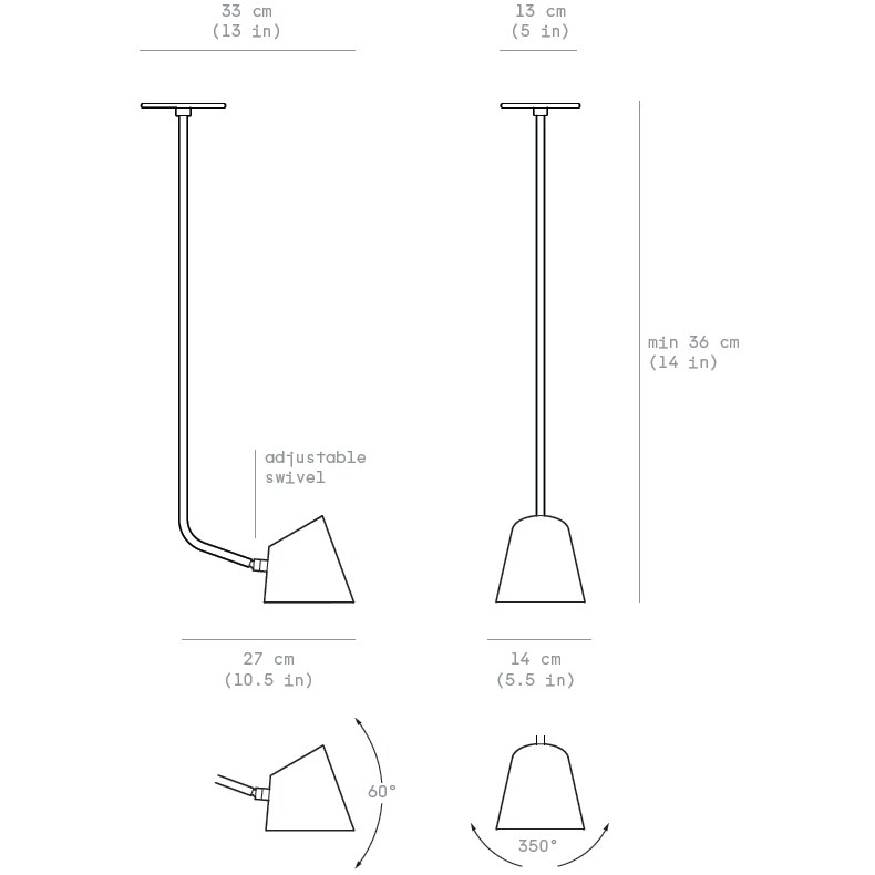 Hartau Simple Suspension Dimensions