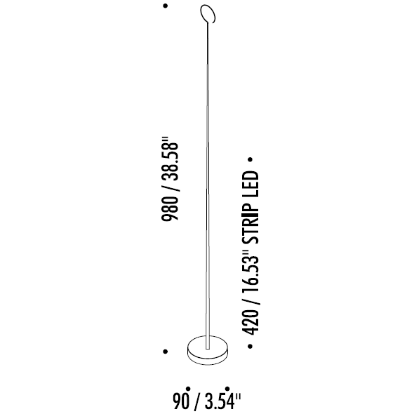 Anima Table/Floor Dimensions
