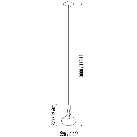 Cathode 2 Suspension Dimensions