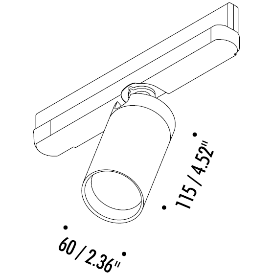 Dot Sistema Track System Dimensions