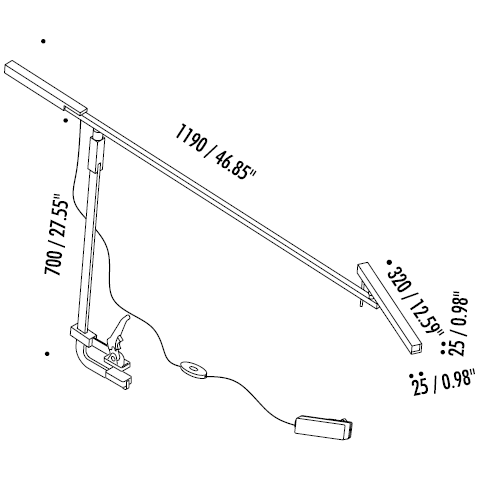 Morsetto Table Dimensions