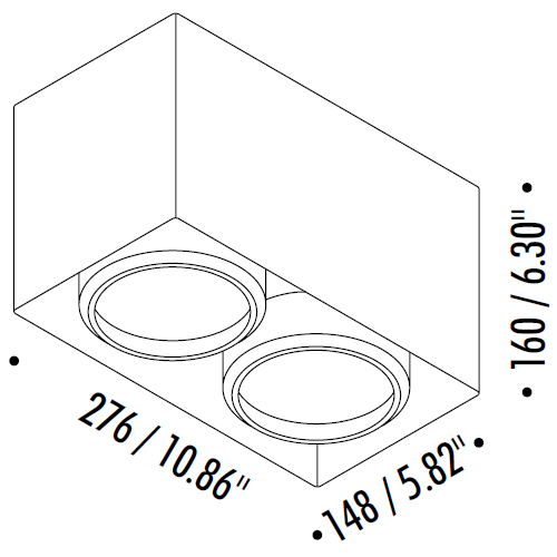 Punto 2 PL Ceiling Dimensions