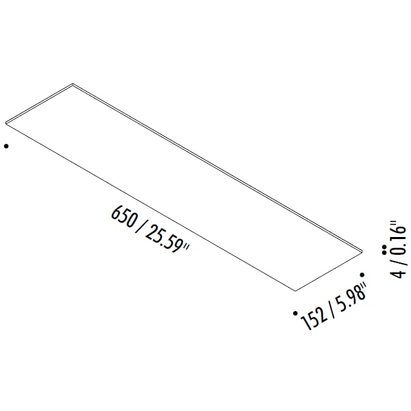 Reflex Ceiling/Wall Dimensions