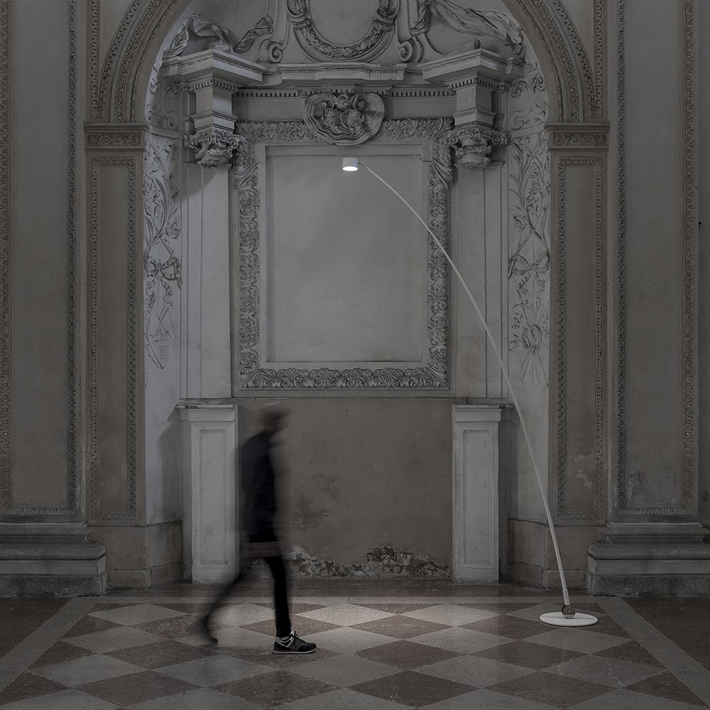 Sampei Floor - Davide Groppi | Arching Floor Lights - USA & Canada