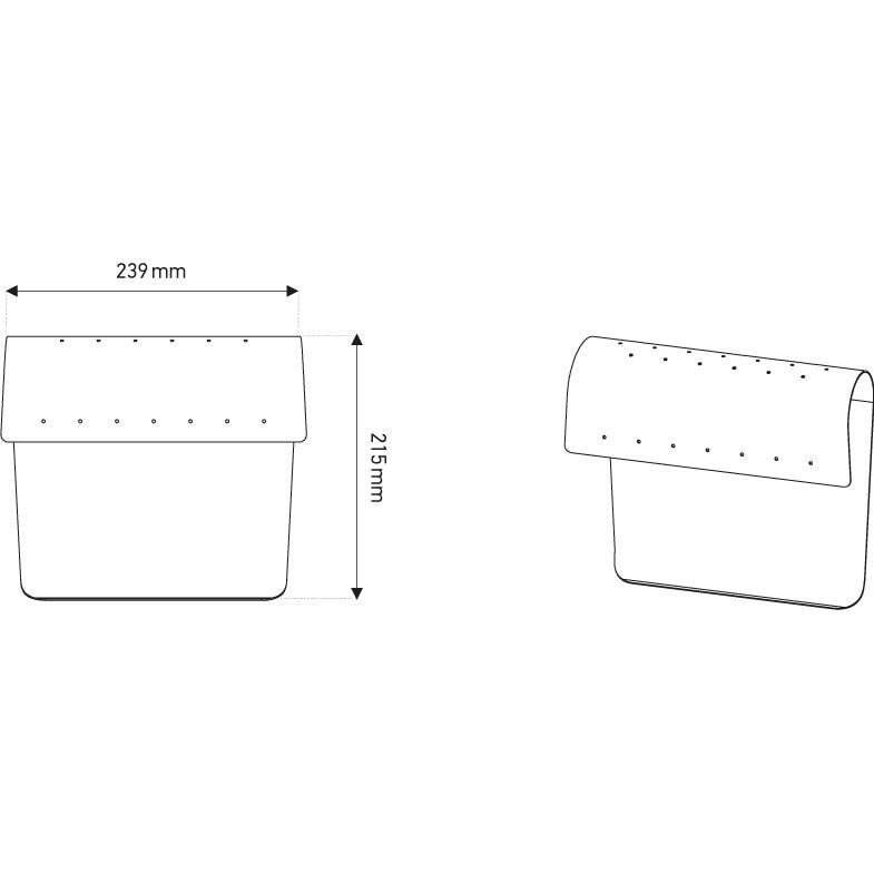 Biny Curve Wall Dimensions