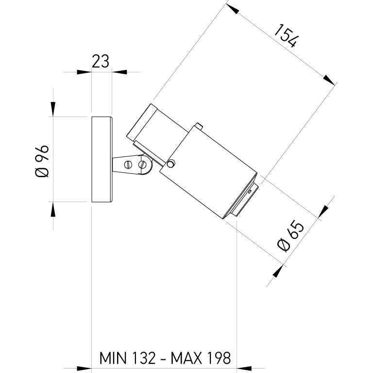 Biny Spot Wall Without Stick Dimensions