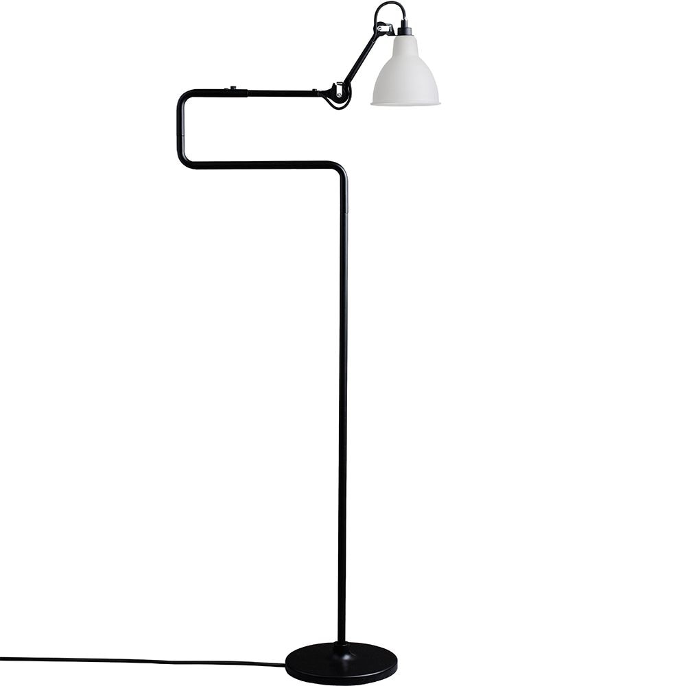 Lampe Gras N°411 Floor with Round Shade