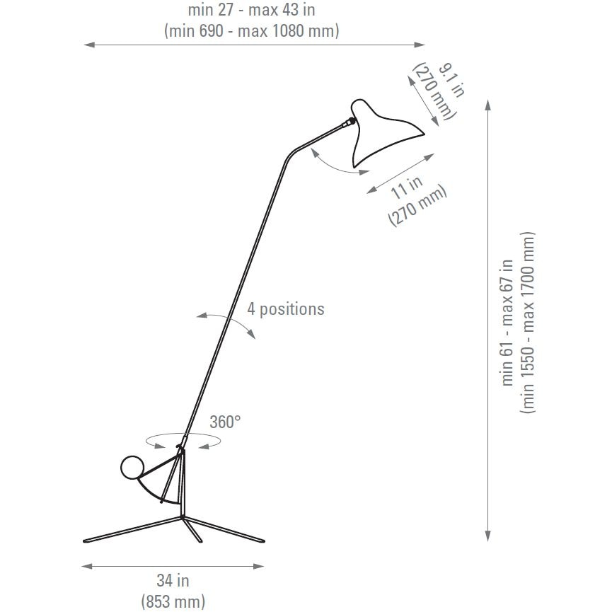 Mantis BS1 Floor Dimensions