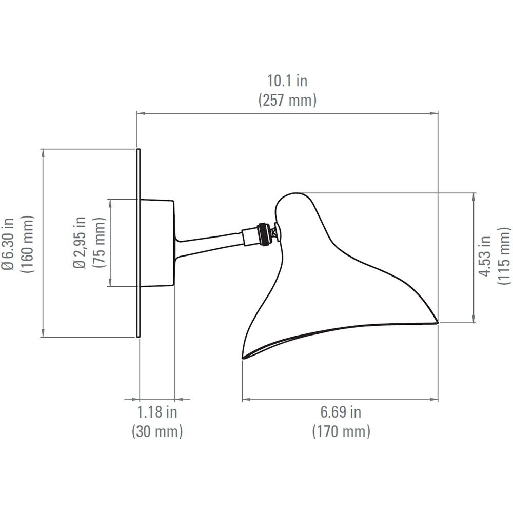 Mantis BS5 Mini Wall Dimensions