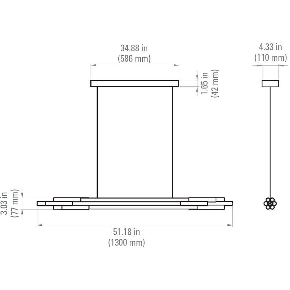 Org P Horizontal Suspension Dimensions