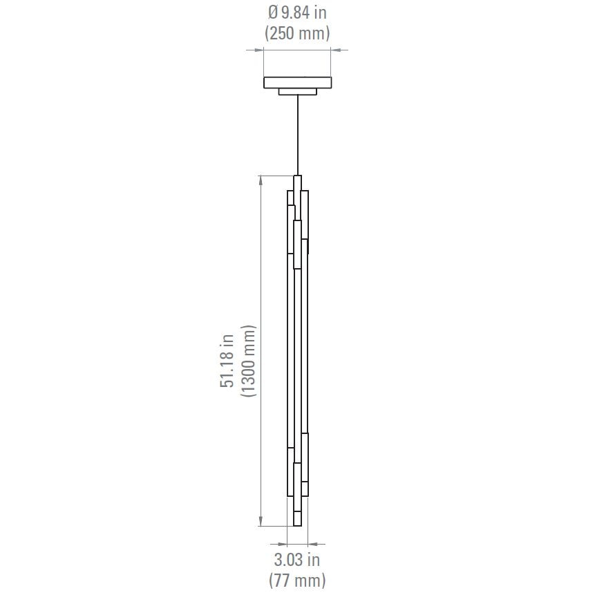 Org P Vertical Suspension Dimensions