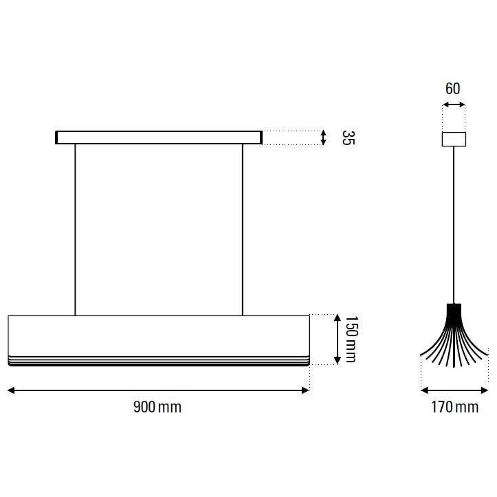 Respiro Suspension Dimensions