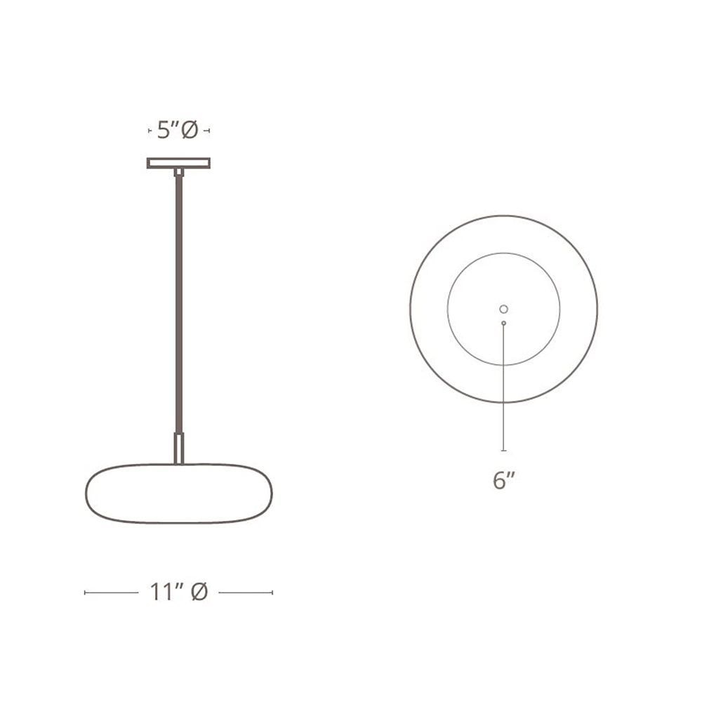 Lila Pendant Suspension Dimensions