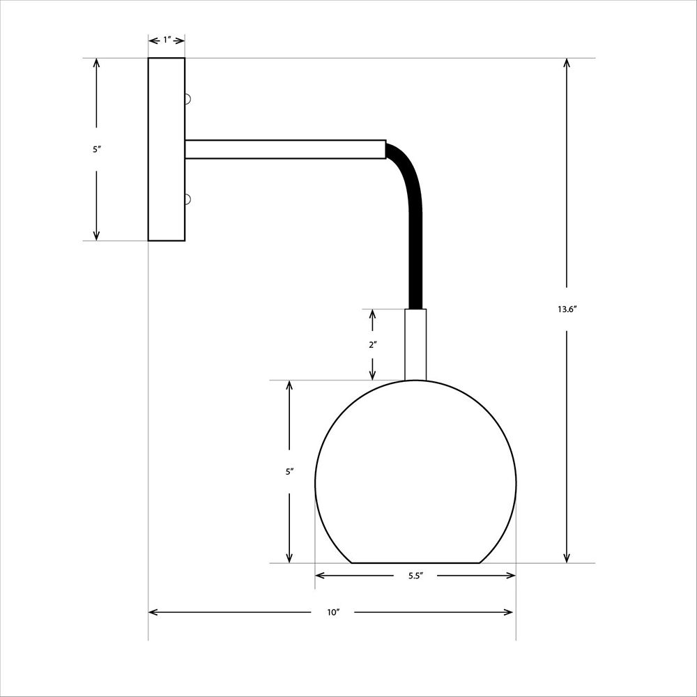 Mishal Wall Dimensions