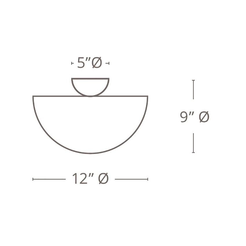 Najma Flush Mount Ceiling Dimensions