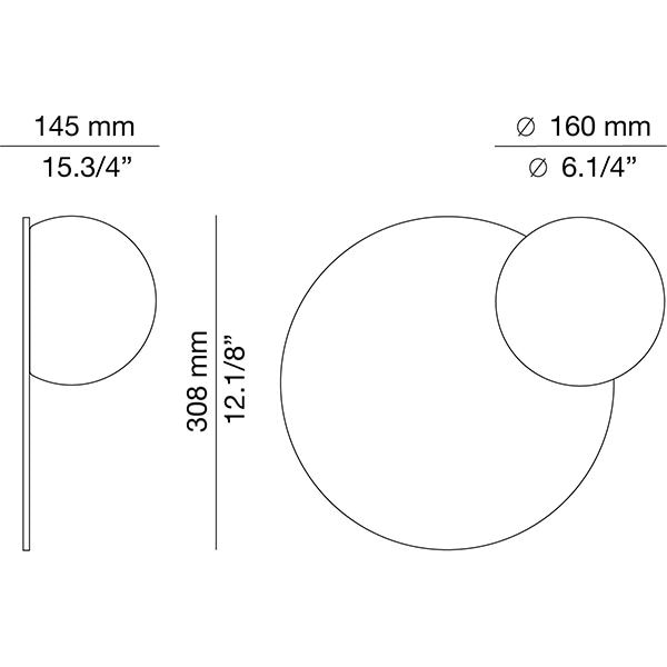 Circ A-3702-W Wall Dimensions