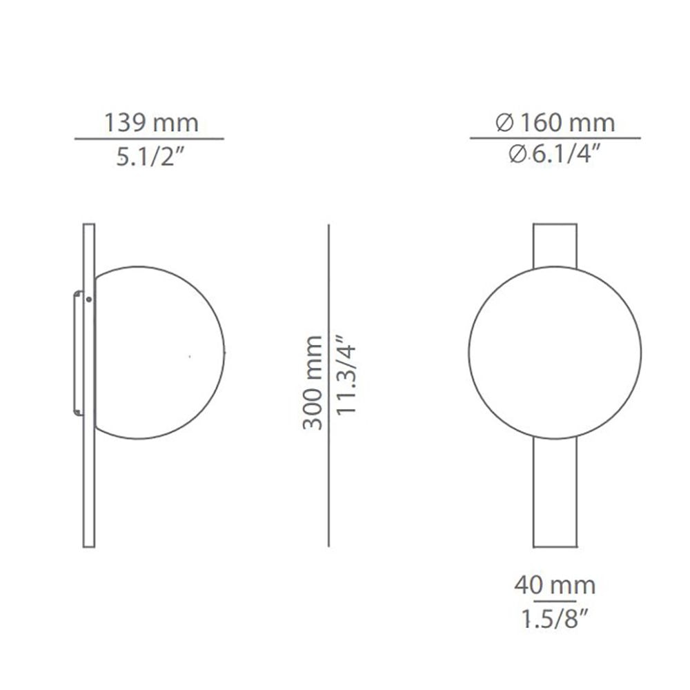 Circ A-3720-W Indoor Wall Dimensions