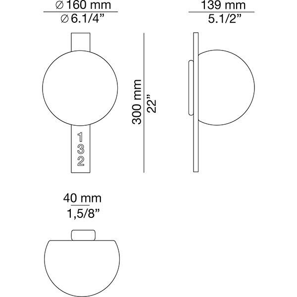 Circ A-3720-W Wall Signage Dimensions